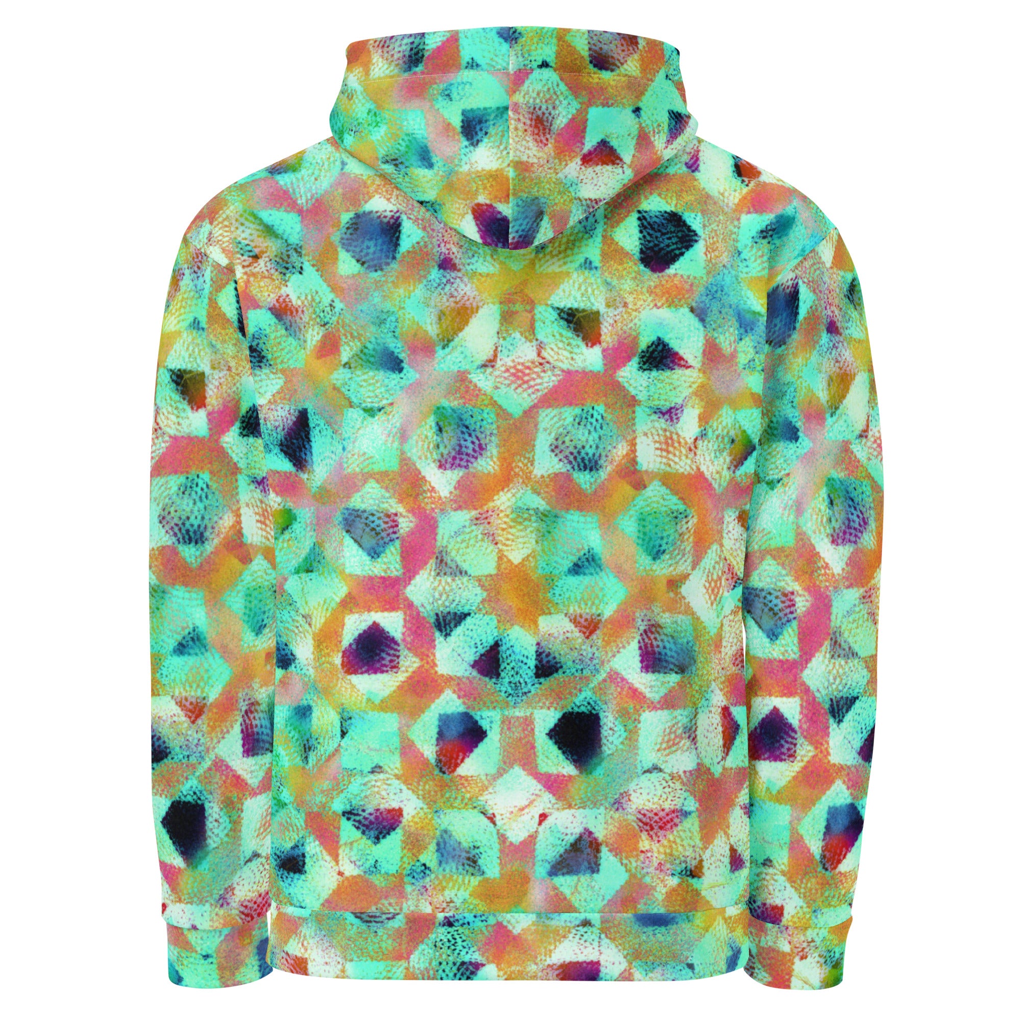 De Nada Braddah Sea Glass Hoodie - back view