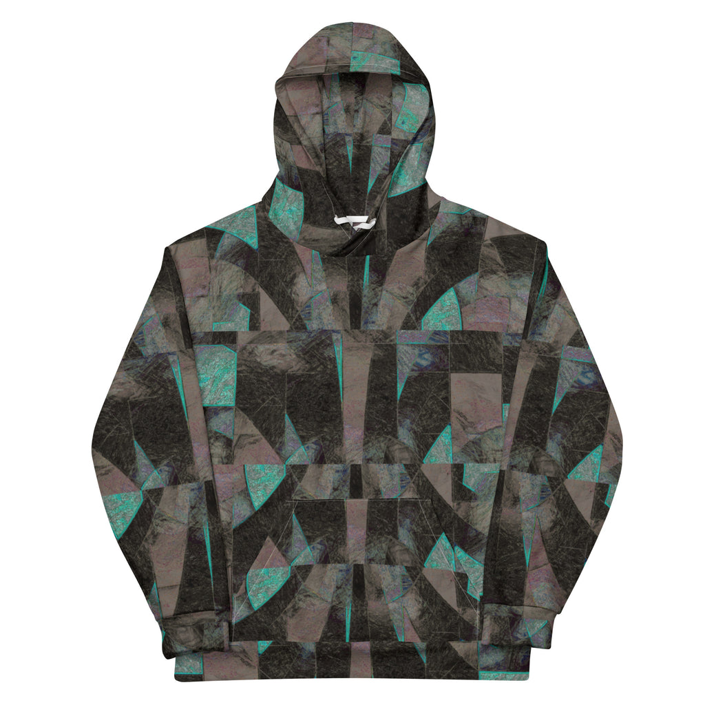 De Nada Braddah Low Tide Hoodie - close-up print detail