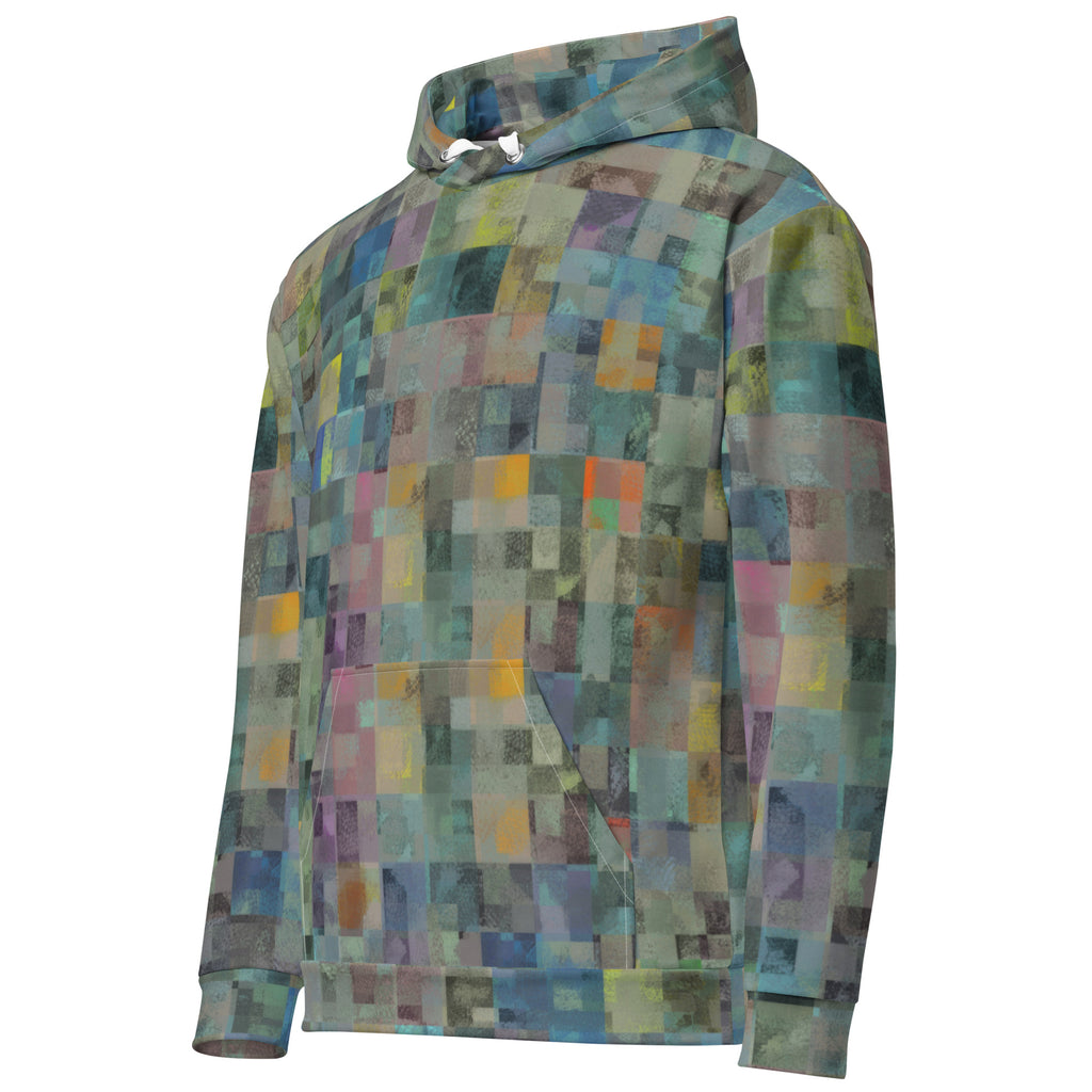 De Nada Braddah Weathered Patchwork Hoodie - hood detail