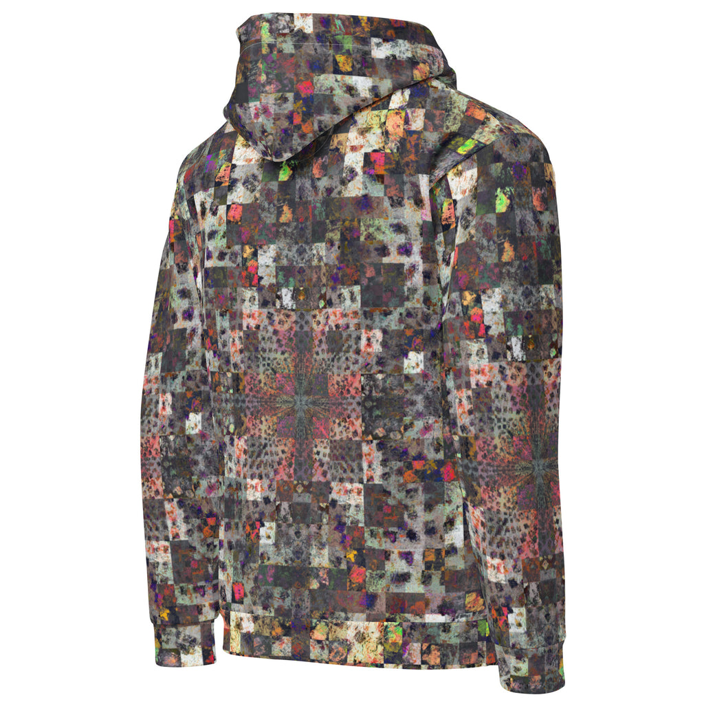 De Nada Braddah Sun-Faded Mosaic Hoodie - sleeve detail