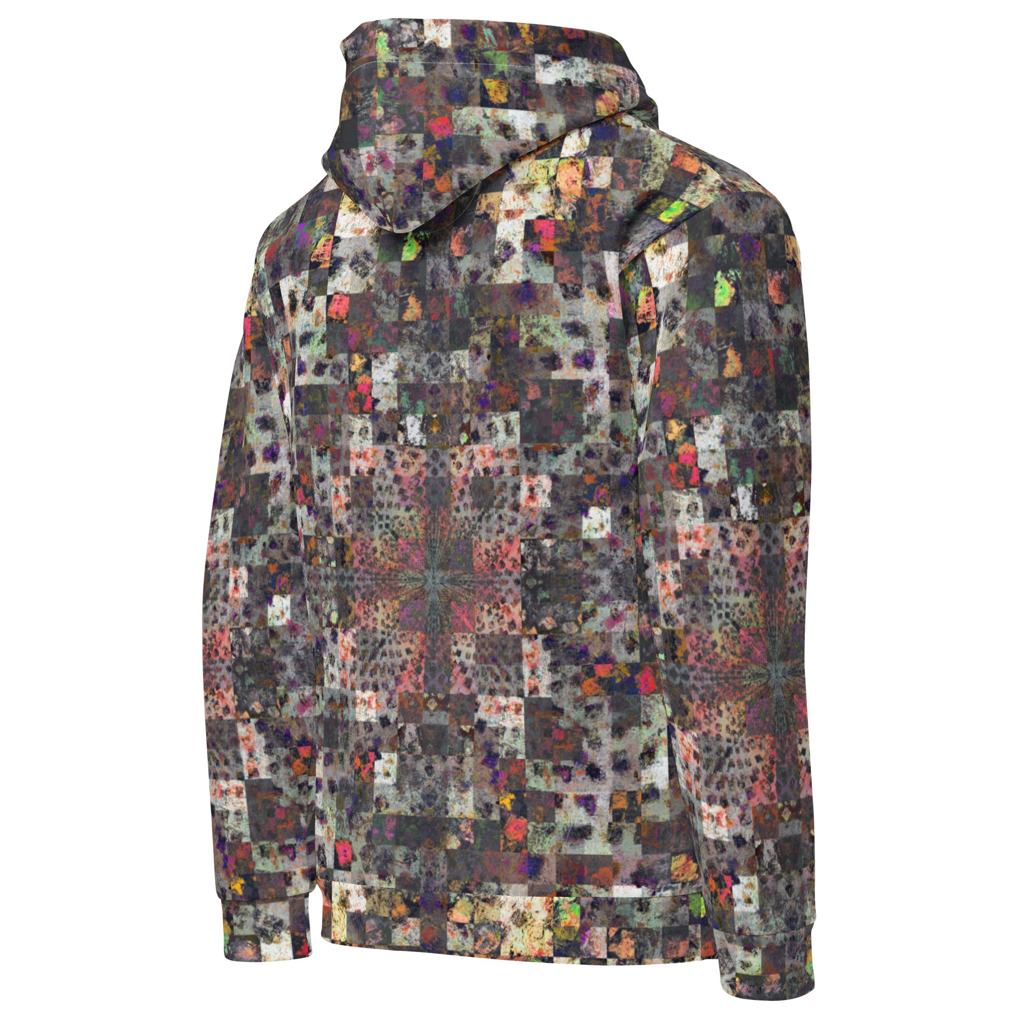 De Nada Braddah Sun-Faded Mosaic Hoodie - sleeve detail